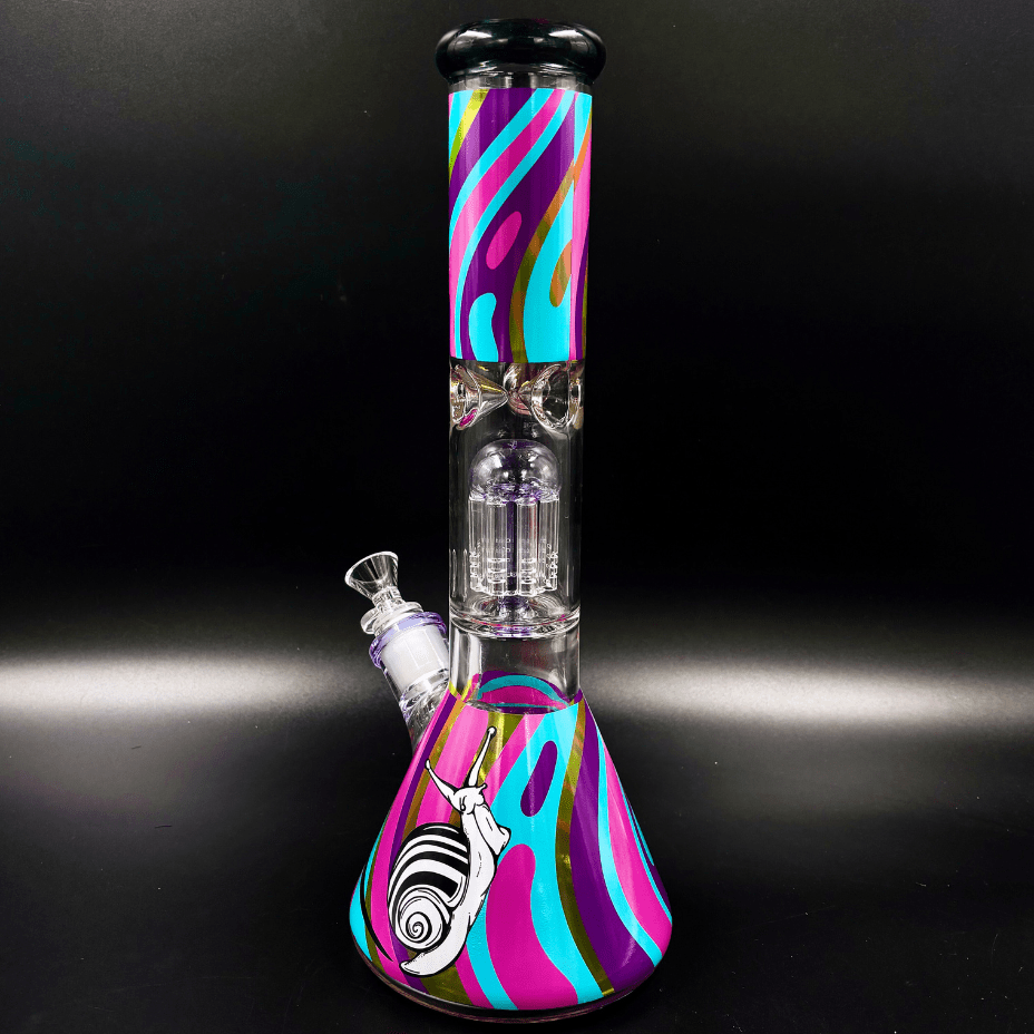 Infyniti Untamed 7mm Snail Beaker w/ Tree Perc 14" Morden Vape SuperStore and Cannabis Manitoba Canada