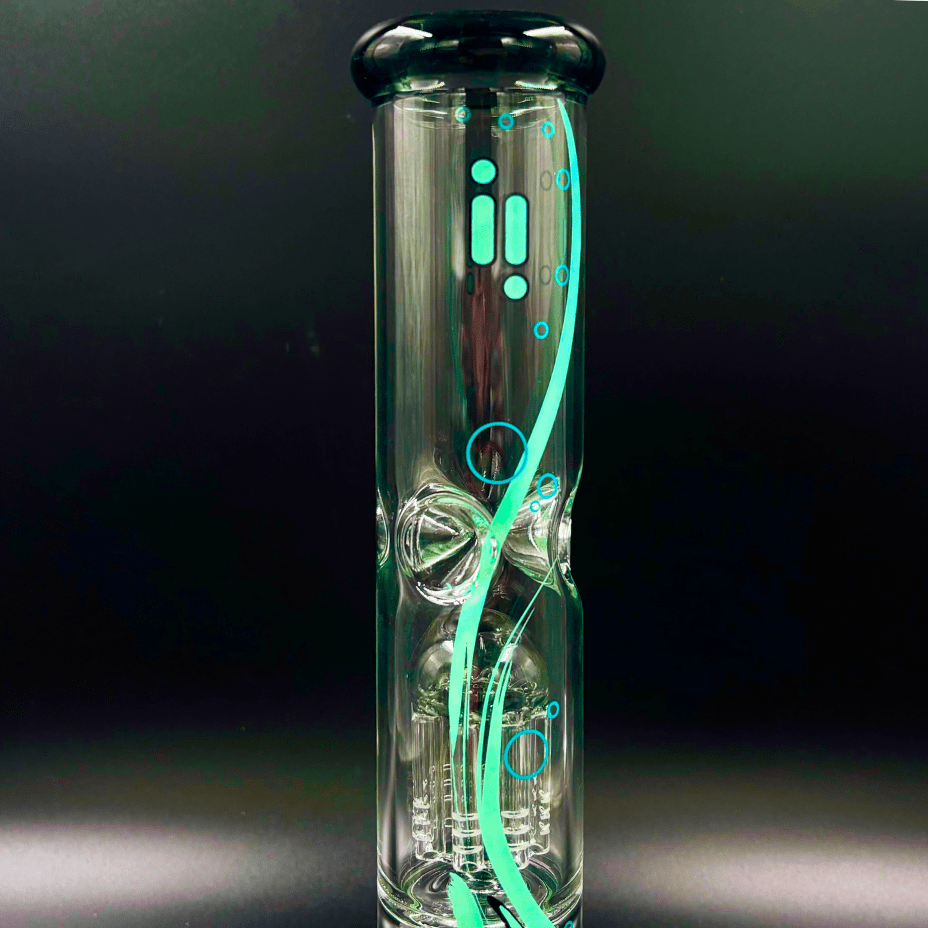 Infyniti Untamed 7mm Squid Beaker w/ Tree Perc  14" Morden Vape SuperStore and Cannabis Manitoba Canada