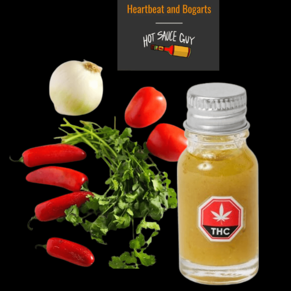 Jalapeno THC Hot Sauce Heartbeat x Bogart's Kitchen Morden Vape SuperStore and Cannabis Manitoba Canada