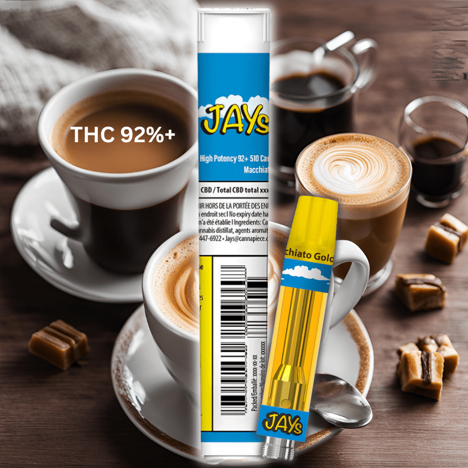 Jay's - High Potency 92+ Macchiato Cartridge-0.95g 0.95g Morden Vape SuperStore and Cannabis Manitoba Canada