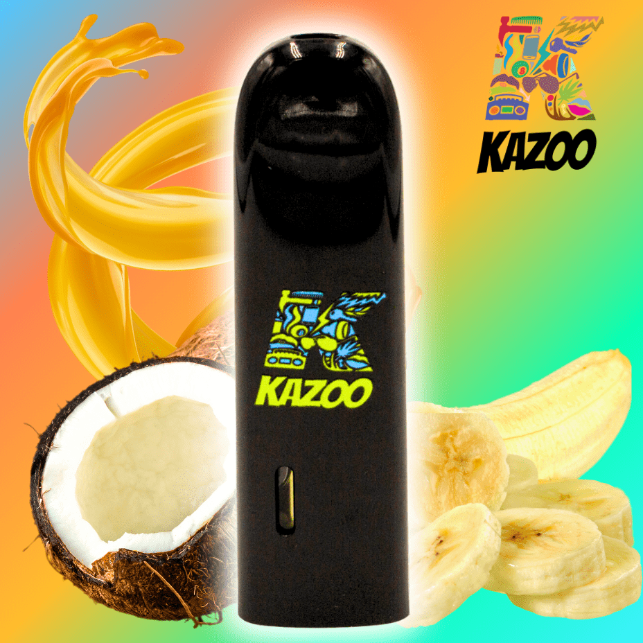 Kazoo Cabana Banana Sativa Disposable Vape-0.3g 0.3g Morden Vape SuperStore and Cannabis Manitoba Canada