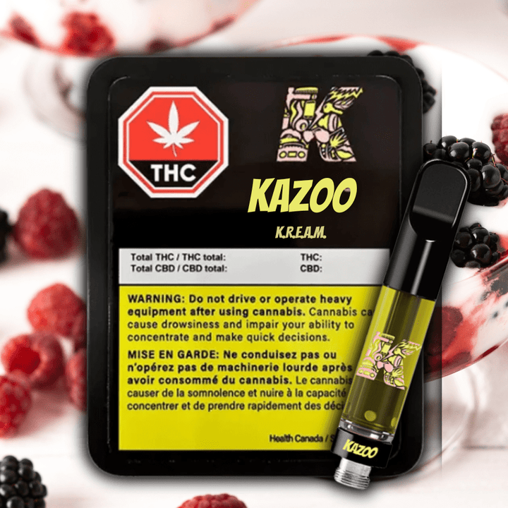 Kazoo K.R.E.A.M. Hybrid Cartridge-1g 1g Morden Vape SuperStore and Cannabis Manitoba Canada