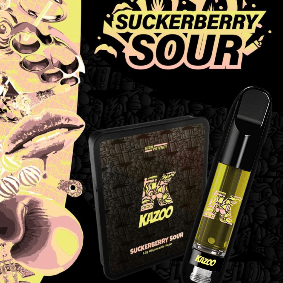 Kazoo Suckerberry Sour Hybrid Cartridge-1g 1g Morden Vape SuperStore and Cannabis Manitoba Canada