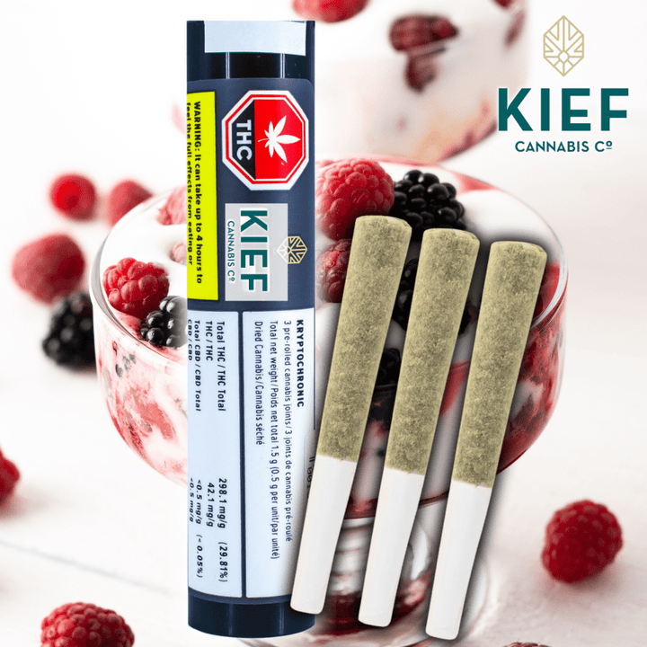 Kief Cannabis Kryptochronic Indica Pre-rolls 3x0.5g 3x0.5g Morden Vape SuperStore and Cannabis Manitoba Canada