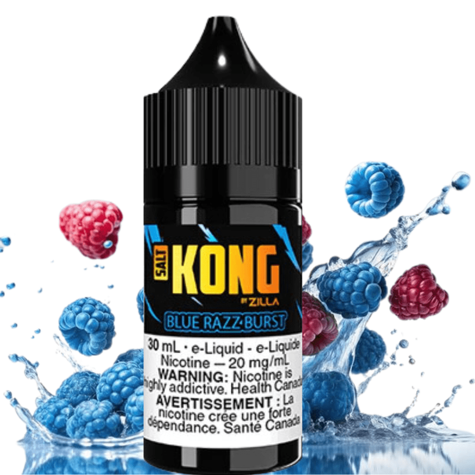 Kong Salt by Zilla-Blue Razz Burst Morden Vape Superstore & Cannabis, Manitoba Canada