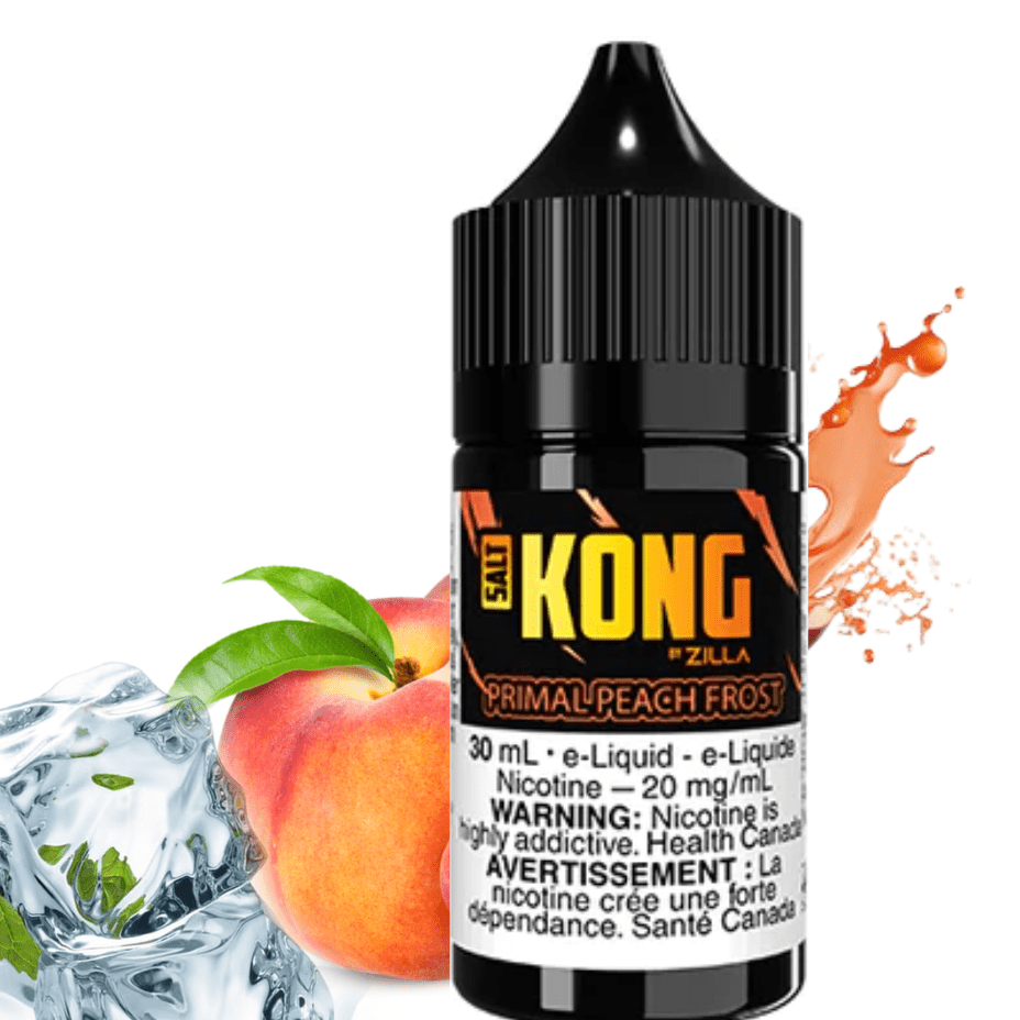 Kong Salt by Zilla-Primal Peach Frost Morden Vape Superstore & Cannabis, Manitoba Canada