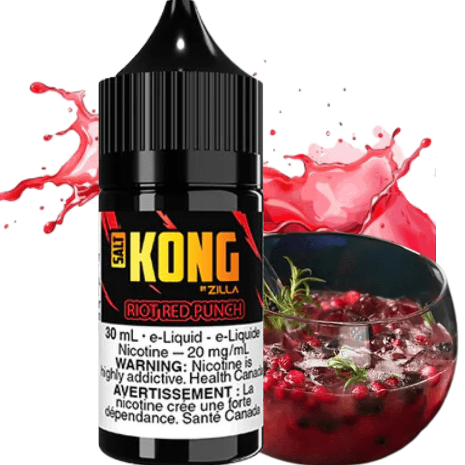 Kong Salt by Zilla-Riot Red Punch Morden Vape Superstore & Cannabis, Manitoba Canada