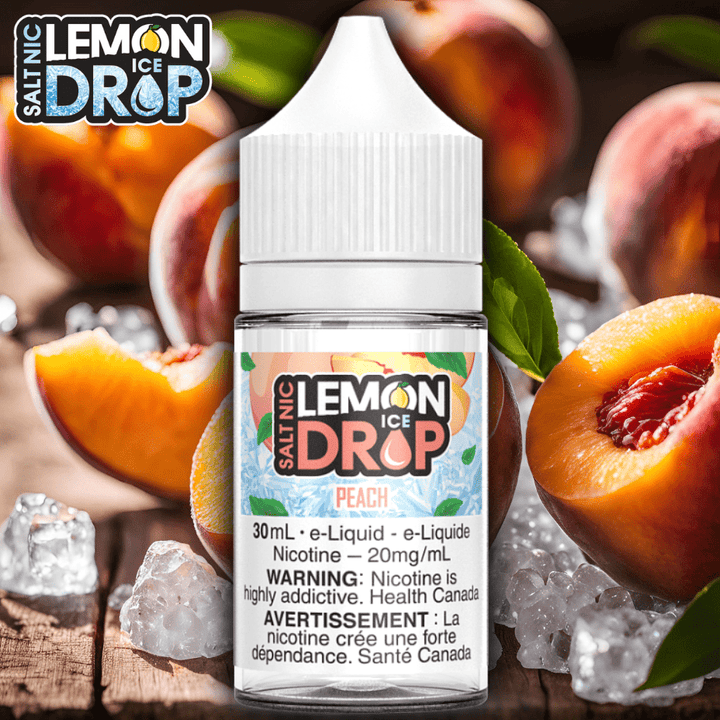 Lemon Drop Salt - Peach Ice 30ml Morden Vape SuperStore and Cannabis Manitoba Canada