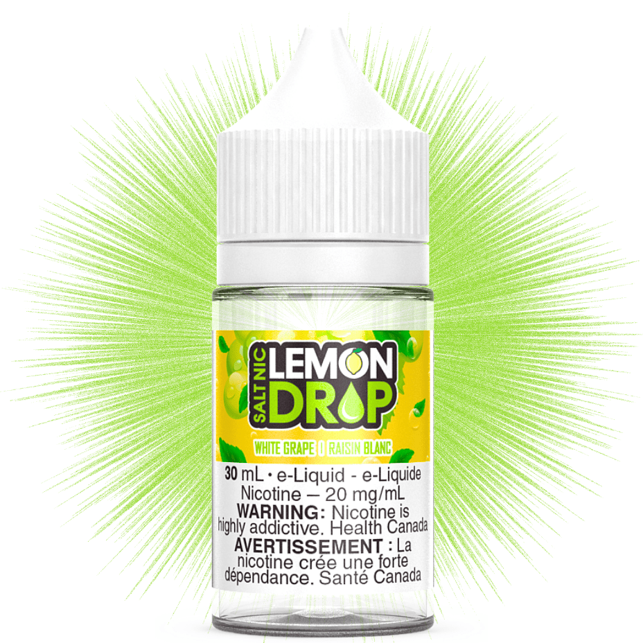 Lemon Drop Salt - White Grape 30ml Morden Vape SuperStore and Cannabis Manitoba Canada