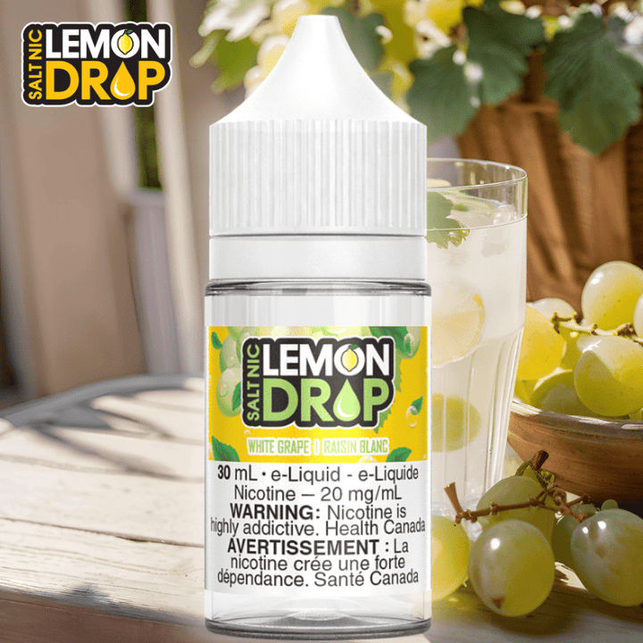 Lemon Drop Salt - White Grape 30ml Morden Vape SuperStore and Cannabis Manitoba Canada