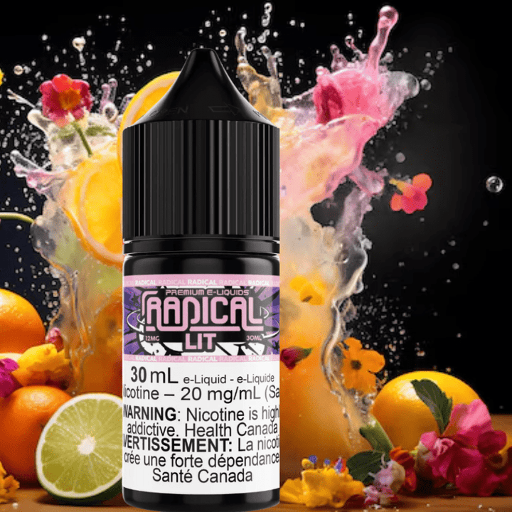 Lit Salt Nic by Radical E-liquid Morden Vape SuperStore and Cannabis Manitoba Canada