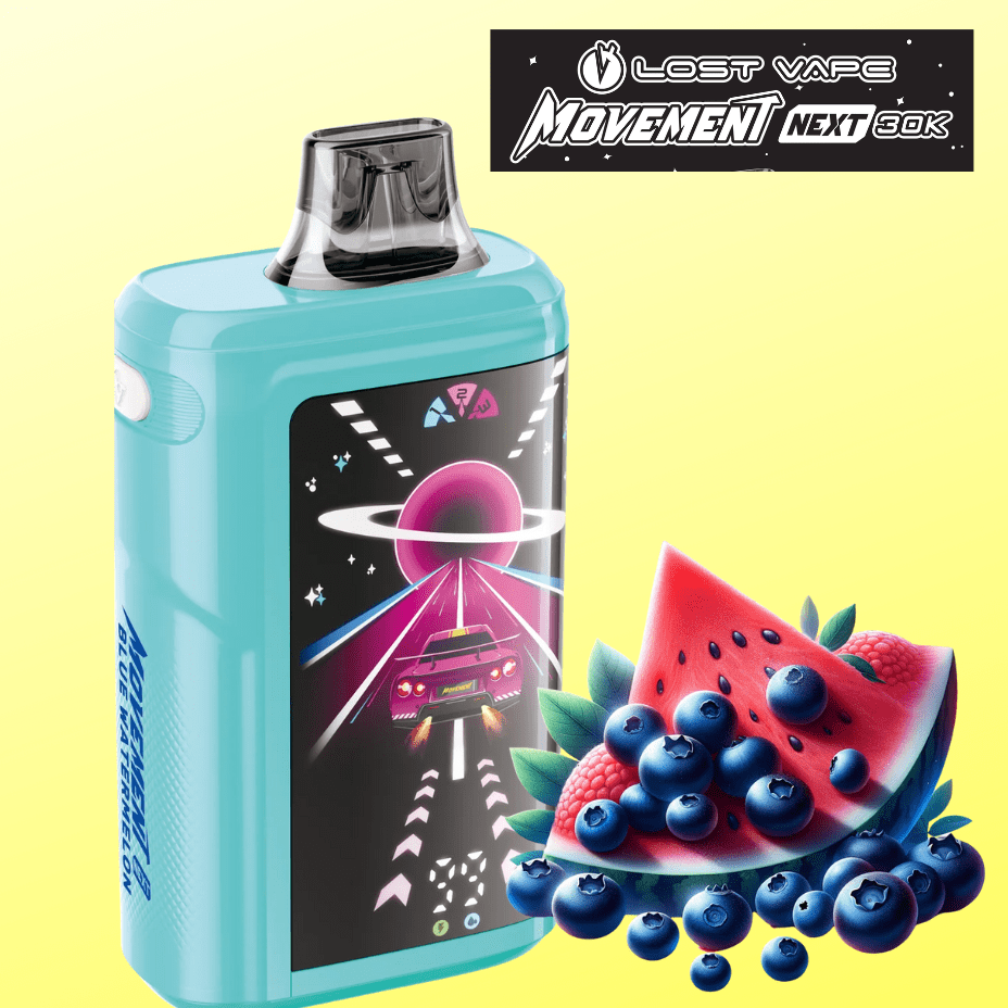 Lost Vape Movement Next 30k Disposable Vape - Blue Watermelon 30000 Puffs Morden Vape SuperStore and Cannabis Manitoba Canada