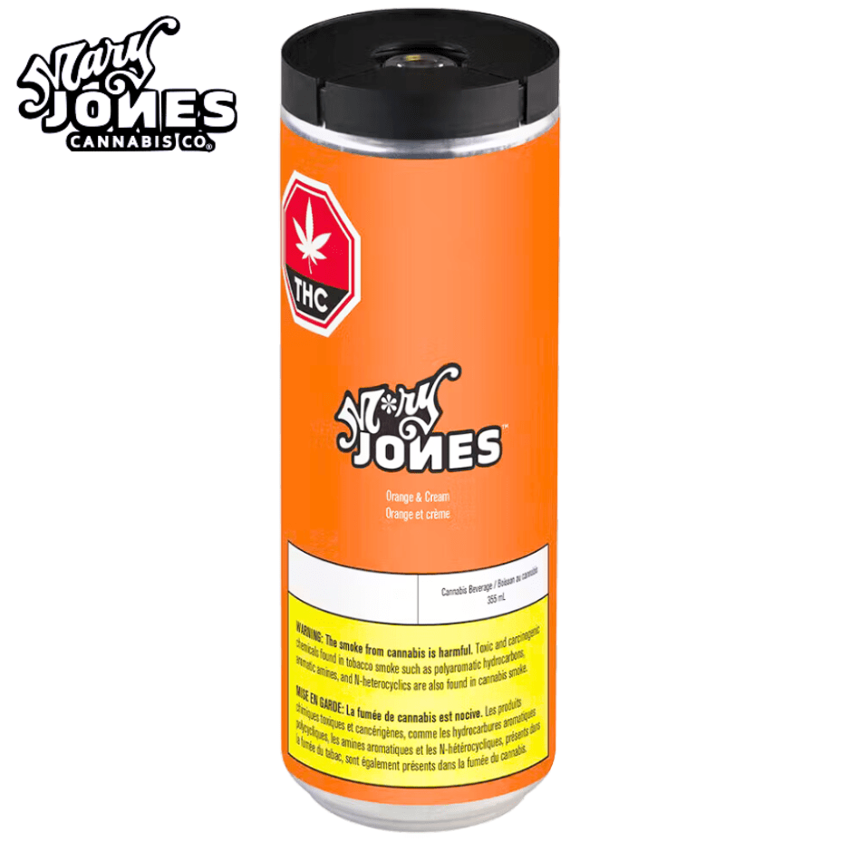 M*ry Jones Orange & Cream THC Infused Beverage-355ml 355ml Morden Vape SuperStore and Cannabis Manitoba Canada