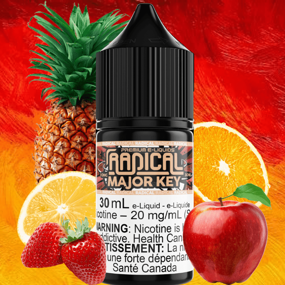 Major Key Salt Nic by Radical E-liquid Morden Vape SuperStore and Cannabis Manitoba Canada