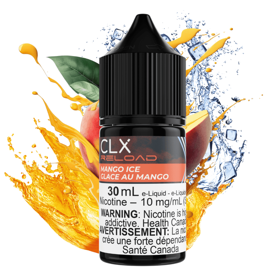 Mango Ice Salt by CLX Reload E-Liquid 30mL / 10mg Morden Vape SuperStore and Cannabis Manitoba Canada