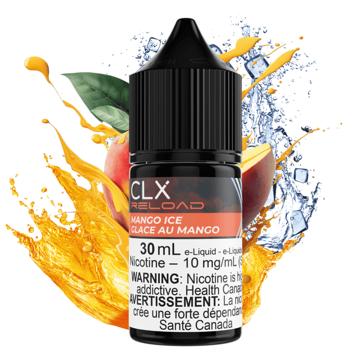 Mango Ice Salt by CLX Reload E-Liquid 30mL / 10mg Morden Vape SuperStore and Cannabis Manitoba Canada