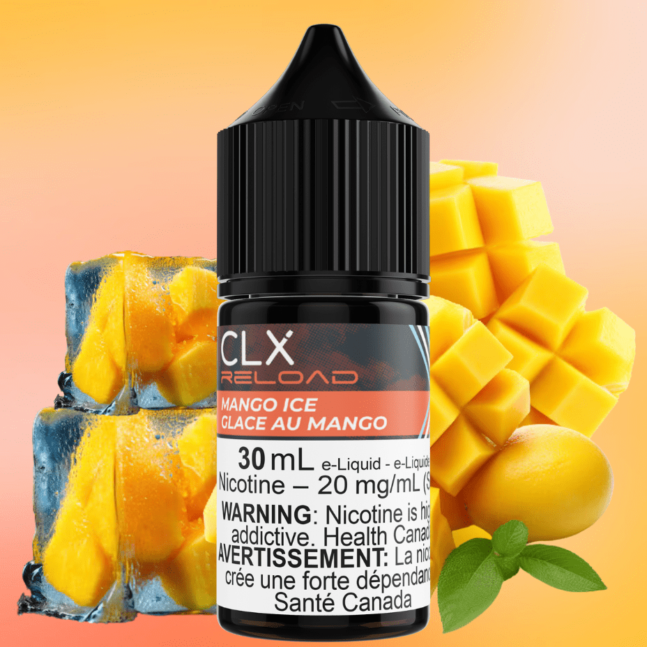 Mango Ice Salt by CLX Reload E-Liquid Morden Vape SuperStore and Cannabis Manitoba Canada