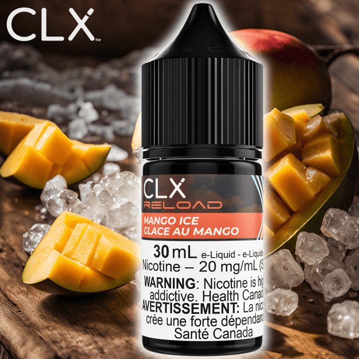 Mango Ice Salt by CLX Reload E-Liquid Morden Vape SuperStore and Cannabis Manitoba Canada