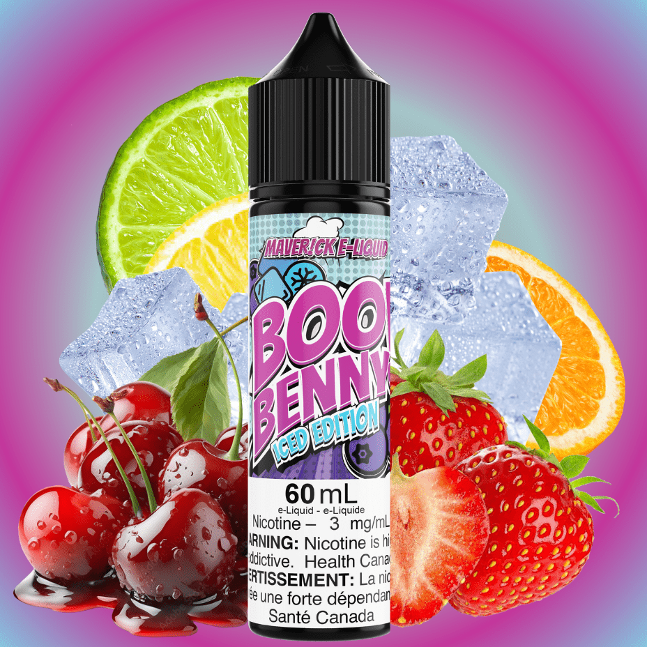 Boo Benny Ice by Maverick E-Liquid Morden Vape SuperStore and Cannabis Manitoba Canada