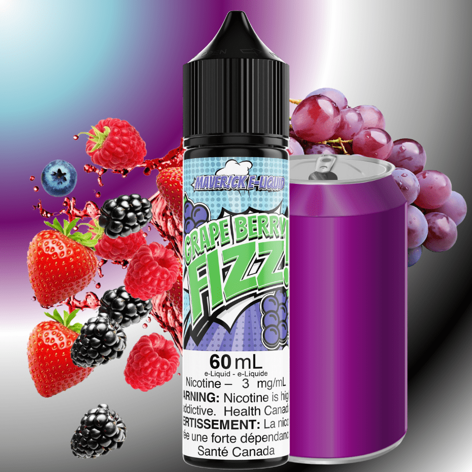 Grape Berry Fizz by Maverick E-Liquid Morden Vape SuperStore and Cannabis Manitoba Canada