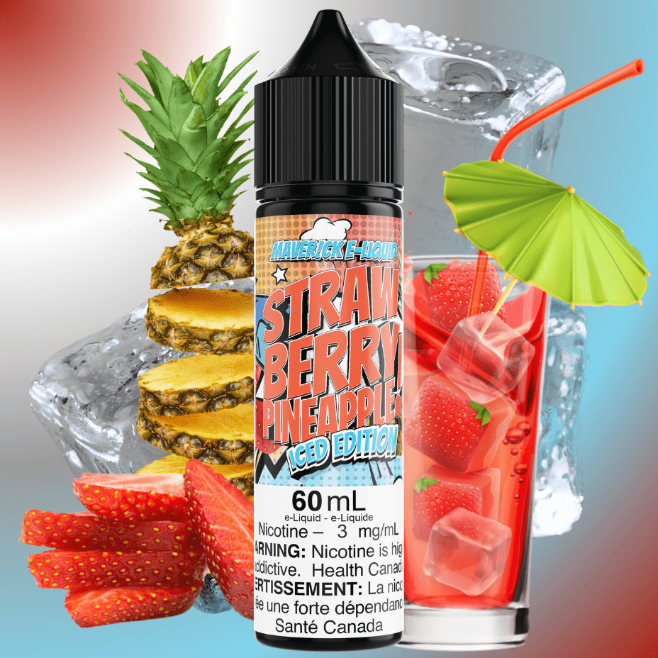 Strawberry Pineapple Iced by Maverick E-Liquid Morden Vape SuperStore and Cannabis Manitoba Canada