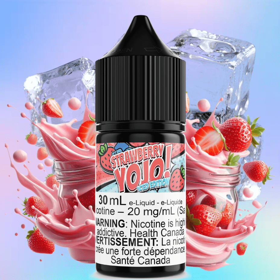 Strawberry Yojo Iced Salt by Maverick E-Liquid Morden Vape SuperStore and Cannabis Manitoba Canada