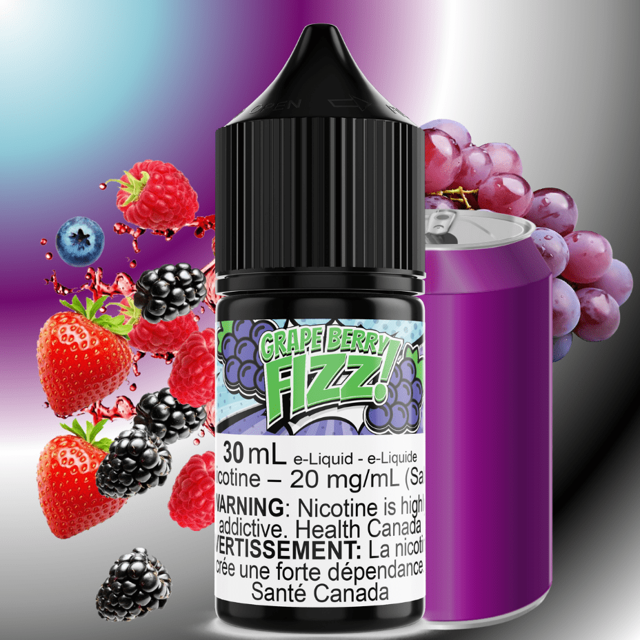 Grape Berry Fizz Salt by Maverick E-Liquid Morden Vape SuperStore and Cannabis Manitoba Canada