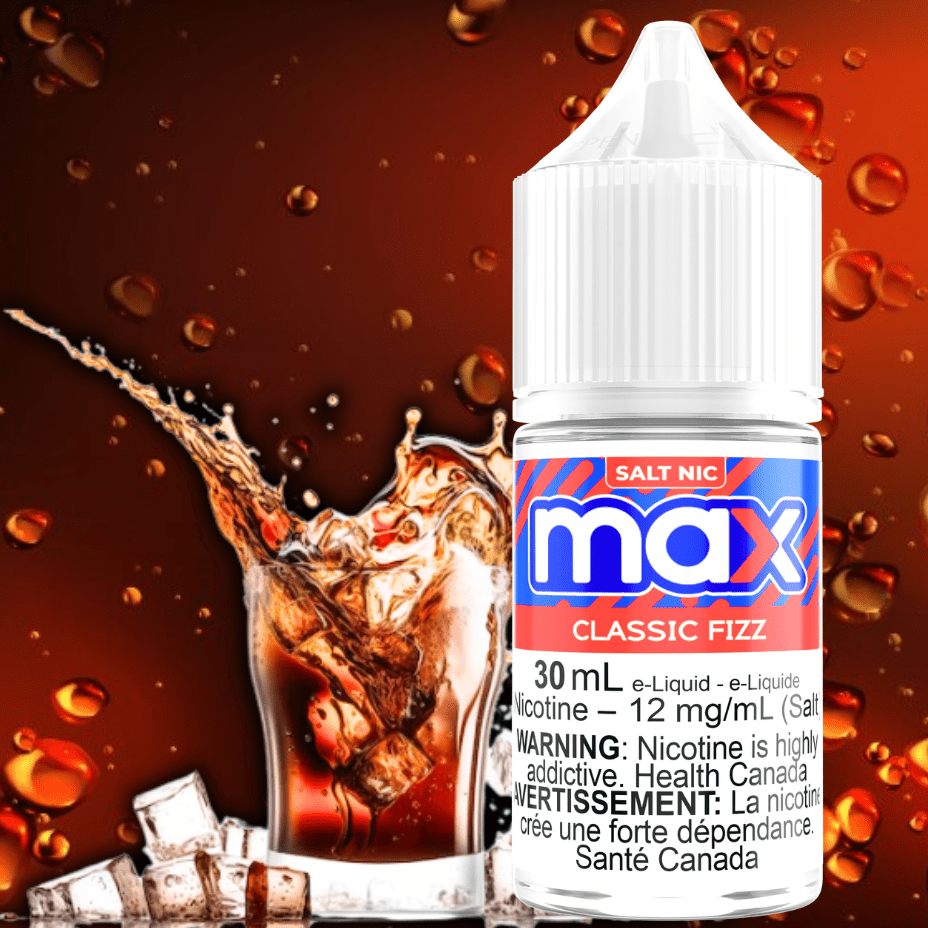 Max E-Liquid - Classic Fizz Salt 30ml / 12mg Morden Vape SuperStore and Cannabis Manitoba Canada