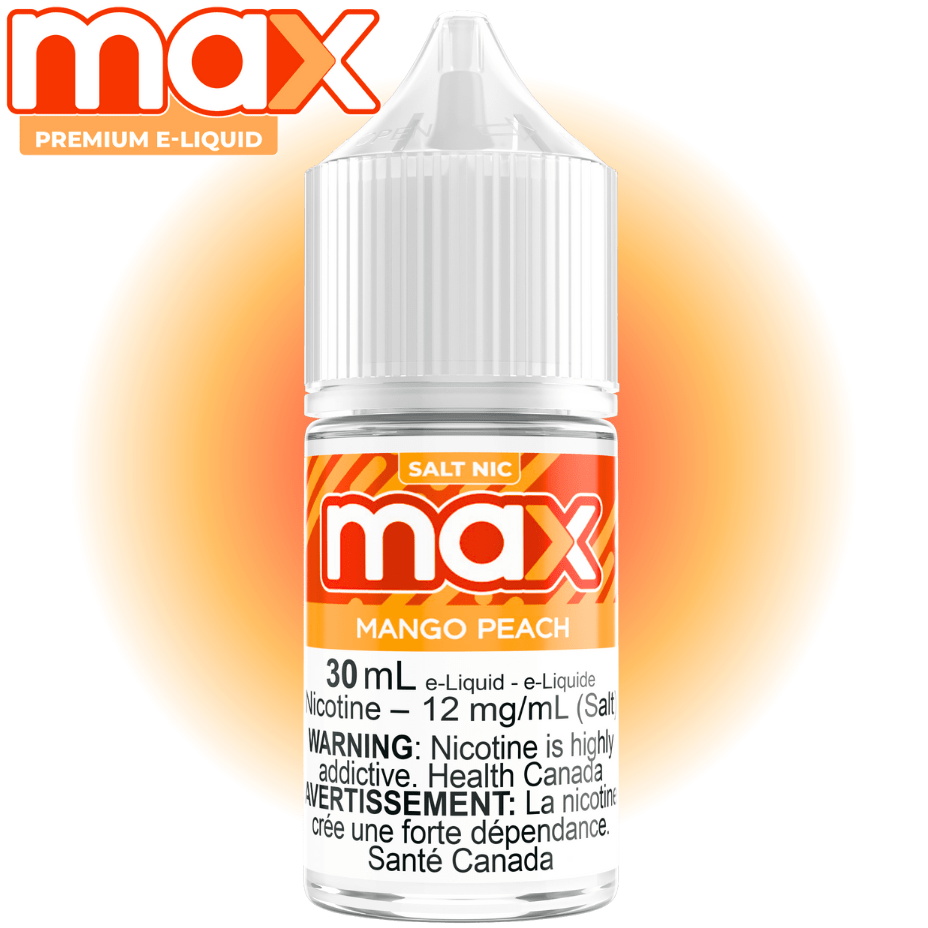 Max E-Liquid - Mango Peach Salt 30ml / 12mg Morden Vape SuperStore and Cannabis Manitoba Canada