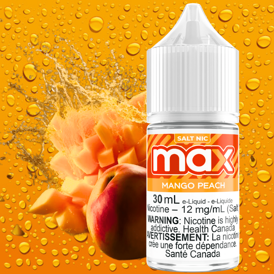 Max E-Liquid - Mango Peach Salt Morden Vape SuperStore and Cannabis Manitoba Canada