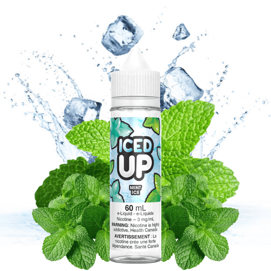 Mint Ice by Iced Up E-liquid 3mg Morden Vape SuperStore and Cannabis Manitoba Canada