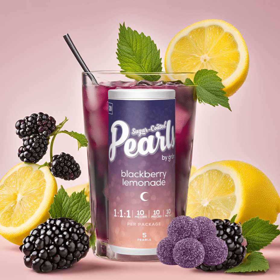 Pearls Blackberry Lemonade 1:1:1 THC Gummies Morden Vape SuperStore and Cannabis Manitoba Canada