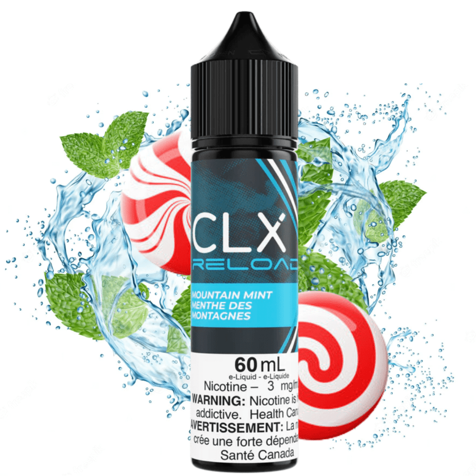 Mountain Mint by CLX Reload E-liquid 3mg Morden Vape SuperStore and Cannabis Manitoba Canada