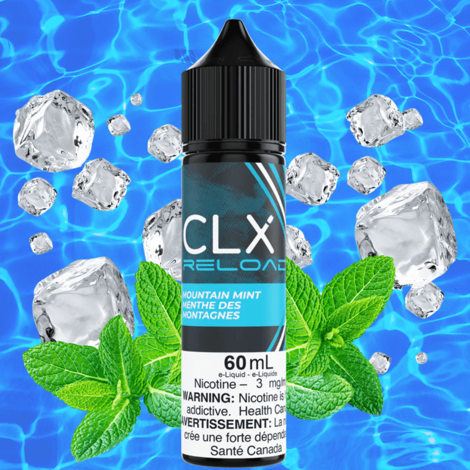 Mountain Mint by CLX Reload E-liquid Morden Vape SuperStore and Cannabis Manitoba Canada