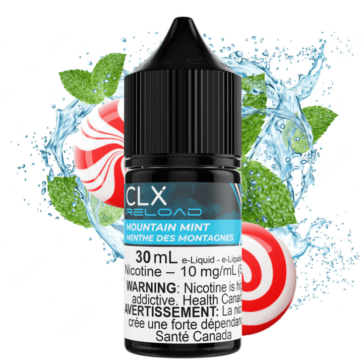 Mountain Mint Salt by CLX Reload E-Liquid 30mL / 10mg Morden Vape SuperStore and Cannabis Manitoba Canada