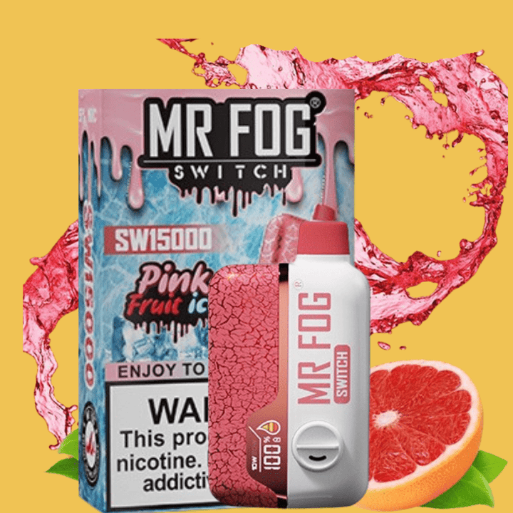 Mr Fog Switch SW15000 Disposable Vape-Pink Fruit 15000 Puffs Morden Vape SuperStore and Cannabis Manitoba Canada