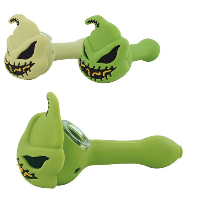 Nightmare Before Christmas Silicone Hand Pipe-4.5" Morden Vape SuperStore and Cannabis Manitoba Canada