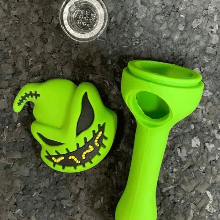 Nightmare Before Christmas Silicone Hand Pipe-4.5" Morden Vape SuperStore and Cannabis Manitoba Canada