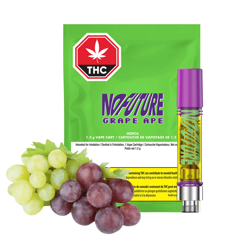 No Future Grape Ape Indica Cart-1.2g 1.2g Morden Vape SuperStore and Cannabis Manitoba Canada