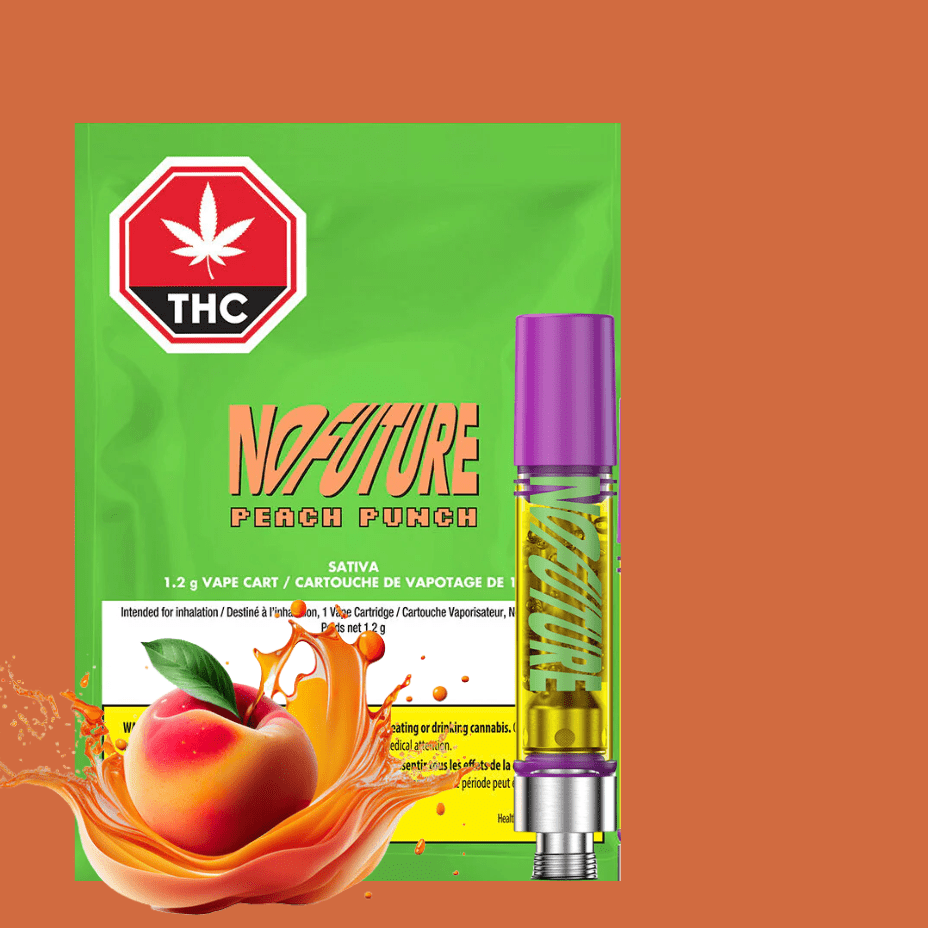 No Future Peach Punch cart-1.2g 1.2g Morden Vape SuperStore and Cannabis Manitoba Canada