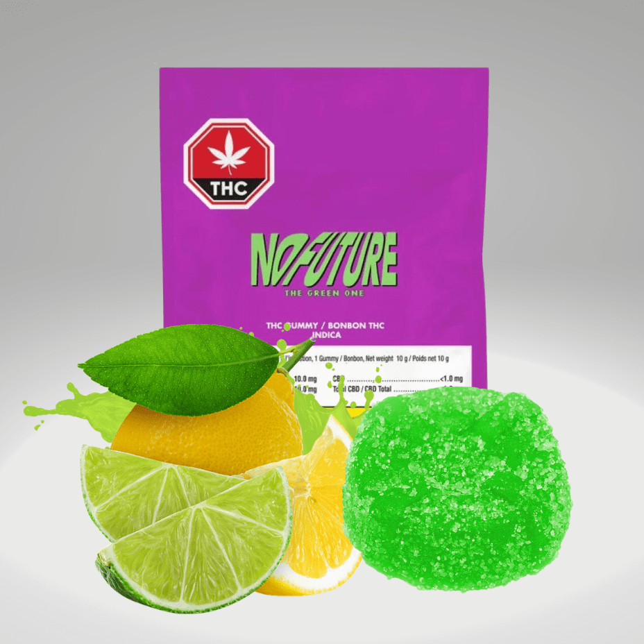 No Future The Green One Indica Gummy-1x10mg 1x10mg Morden Vape SuperStore and Cannabis Manitoba Canada