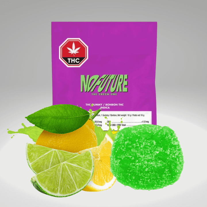 No Future The Green One Indica Gummy-1x10mg 1x10mg Morden Vape SuperStore and Cannabis Manitoba Canada