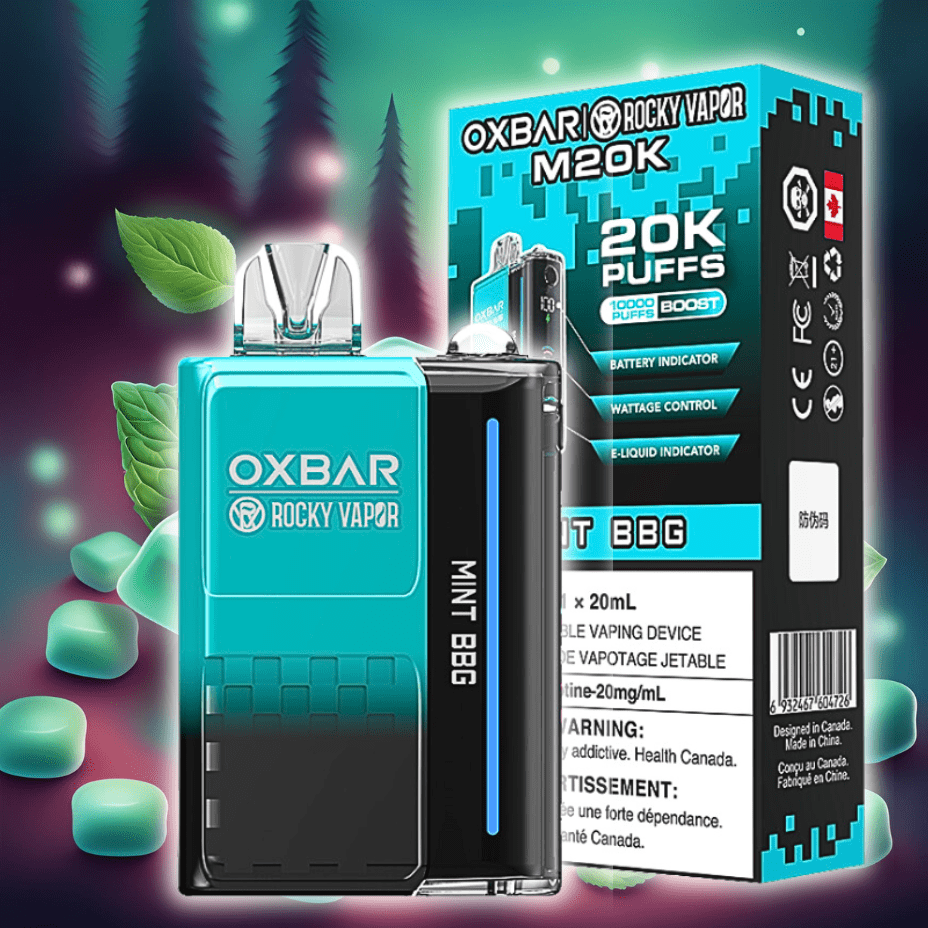 OXBAR M20K Disposable Vape - Mint BBG 20000 Morden Vape SuperStore and Cannabis Manitoba Canada