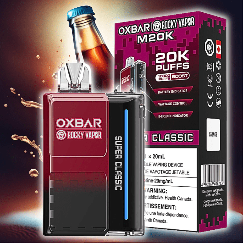 OXBAR M20K Disposable Vape - Super Classic 20000 Morden Vape SuperStore and Cannabis Manitoba Canada