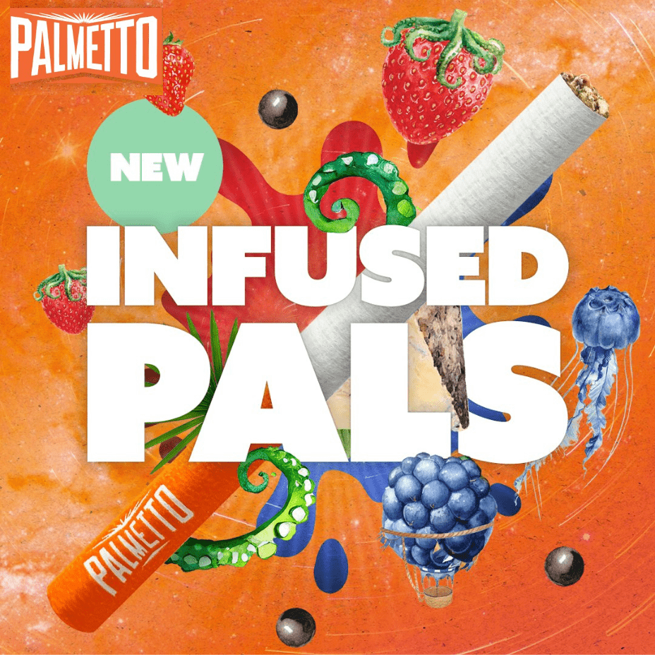 Palmetto Cherry Sour Squad Infused PALS Pre-rolls 5x0.5g 5x0.5g Morden Vape SuperStore and Cannabis Manitoba Canada