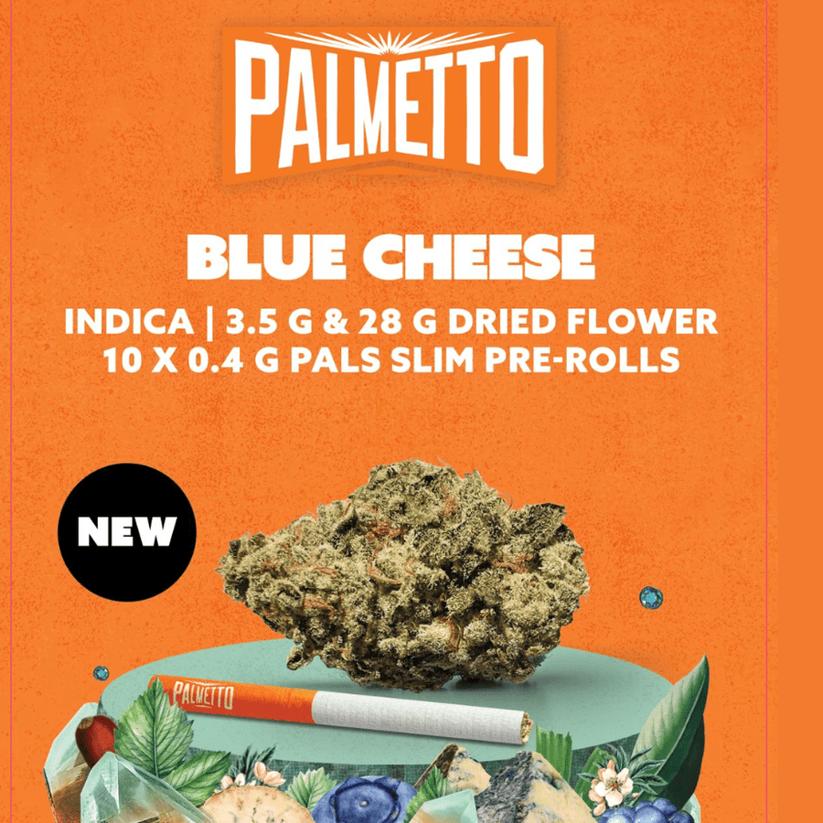 Palmetto Blue Cheese Indica Flower-14g Morden Vape Superstore & Cannabis in Manitoba