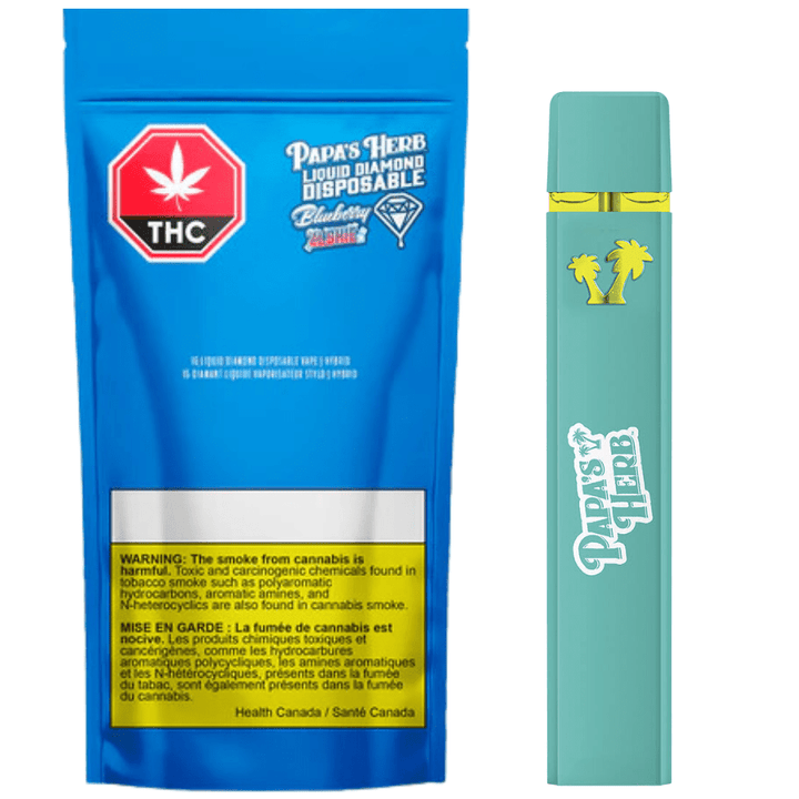 Papa's Herb Pineapple Coco Kush Liquid Diamond Hybrid Disposable-1g 1g Morden Vape SuperStore and Cannabis Manitoba Canada