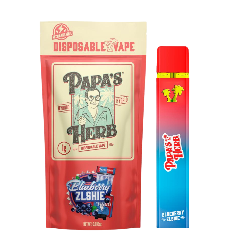 Papa's Herb Blueberry Zlshie Liquid Diamond Disposable-0.95g