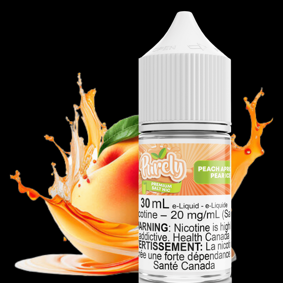 Peach Apricot Pear Ice Salt Nic by Purely E-Liquid Morden Vape SuperStore and Cannabis Manitoba Canada