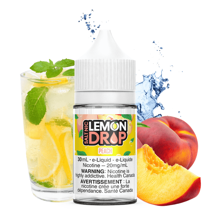 Peach Salts by Lemon Drop E-Liquid Morden Vape SuperStore and Cannabis Manitoba Canada